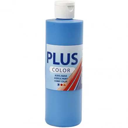 Hantverksfärg Plus Color, primärblå, 250 ml/1 st.